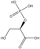 (2R)-3-hydroxy-2-phosphonooxy-propanoic acid Struktur