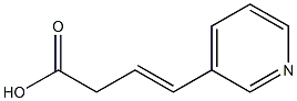 4-pyridin-3-ylbut-3-enoic acid Struktur