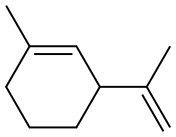 1-Methyl-3-(1-methylvinyl)cyclohexene. Struktur