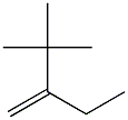 2,2-Dimethyl-3-methylenepentane. Struktur