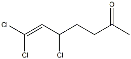 6-Hepten-2-one, 5,7,7-trichloro- Struktur