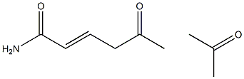 Diacetoneacrylamid Struktur