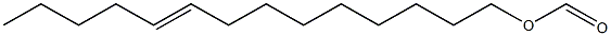 E-9-Tetradecen-1-ol formate Struktur