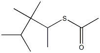 S-(1,2,2,3-Tetramethylbutyl) ethanethioate Struktur