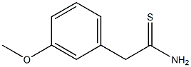 2-(3-METHOXYPHENYL)ETHANETHIOAMIDE Struktur