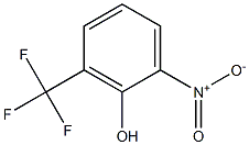 2-Hydroxy-3-(trifluoromethyl)nitrobenzene Struktur