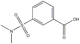 3-[(Dimethylamino)sulphonyl]benzolic acid Struktur