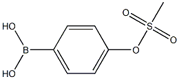 4-[(Methylsulphonyl)oxy]benzeneboronic acid 98% Struktur