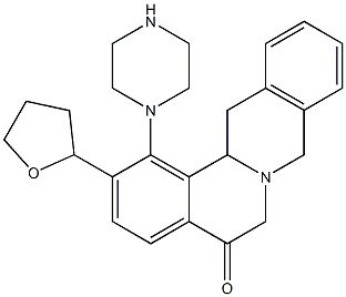 1-[(2-TETRAHYDROFURANYL)CERBONYL]PIPERAZINE Struktur