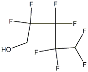 2,2,3,3,4,4,5,5-OCTAFULUORO-1-PENTANOL Struktur