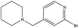 2-BROMO-4-(PIPERIDINYLMETHYL)PYRIDINE Struktur