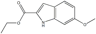 ETHYL 6-METHOXYINDOLE-2-CARBOXYLATE Struktur