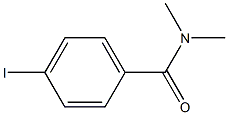 N,N-DIMETHYL-4-IODOBENZAMIDE Struktur