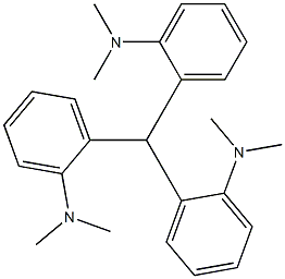 TRIS(DIMETHYLAMINOPHENYL)METHANE Struktur