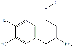 1-(3,4-DIHYDROXYPHENYL)-BUTAN-2-AMINEHYDROCHLORIDE Struktur