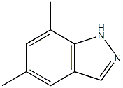 5,7-dimethylindazole Struktur