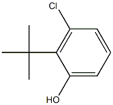 chloro-tert-butylphenol Struktur