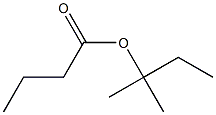 tert-amyl butyrate Struktur