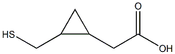 2-(MERCAPTOMETHYL)CYCLOPROPANEACETIC ACID Struktur