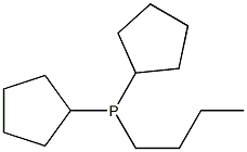 n-Butyldicyclopentylphosphine Struktur