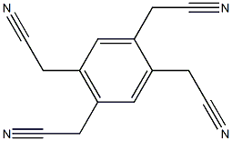 1,2,4,5-tetrakis(cyanomethyl)benzene Struktur