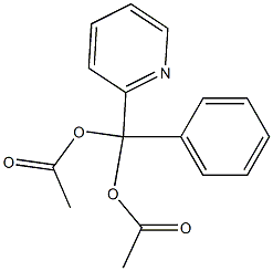 diacetoxy-phenyl-pyridyl-methane Struktur