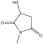 2-hydroxy-N-methylsuccinimide Struktur