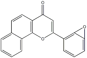 7,8-benzoflavone-5,6-oxide Struktur