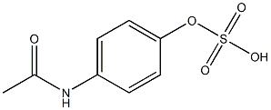 4-acetylaminophenyl sulfate Struktur