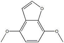 4,7-dimethoxybenzofuran Struktur