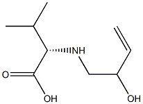 2-hydroxy-3-butenylvaline Struktur