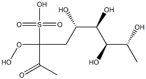 sulfoquinovosyl-1-O-dihydroxyacetone Struktur