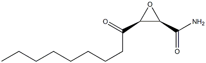 cis-2,3-epoxy-4-oxododecanamide Struktur