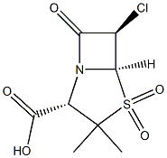 6-chloropenicillanic acid sulfone Struktur