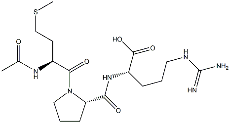 acetylmethionyl-prolyl-arginine Struktur