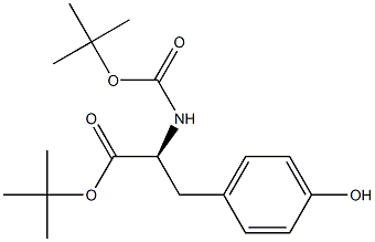 N-t-BOC-tyrosine-t-butyl ester Struktur