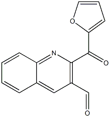 5-furoylquinoline-3-carboxaldehyde Struktur