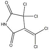 3,3-dichloro-4-(dichloromethylene)-2,5-pyrrolidinedione Struktur