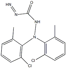 di(6-chloro-2-methylphenyl)carbazone Struktur