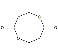 4,8-dimethyl-1,5-dioxacyclooctane-2,6-dione Struktur