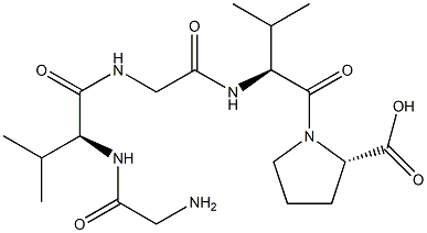 glycyl-valyl-glycyl-valyl-proline Struktur