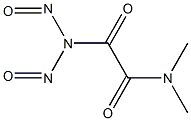 DINITROSO-DIMETHYLOXAMIDE Struktur