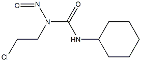 1-(2-CHLOROETHYL)-3-CYCLOHEXYL-1-NITROSUREA Struktur