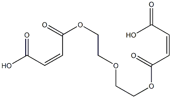 DIETHYLENEGLYCOLBIS(MALEATE) Struktur