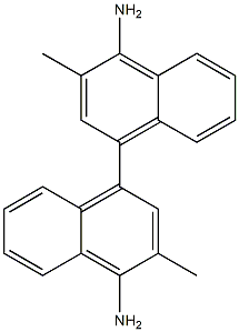 3,3'-DIMETHYL-4,4'-DIAMINO-1,1'-DINAPHTHYL Struktur