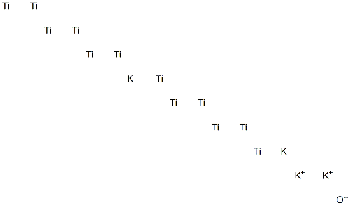 DIPOTASSIUMHEXATITANIUMOXIDE Struktur