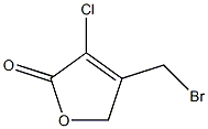 3-CHLORO-4-(BROMOMETHYL)-2(5H)-FURANONE Struktur