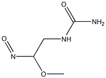 NITROSO-2-METHOXYETHYLUREA Struktur