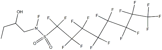 ETHYLPERFLUOROOCTANESULPHONAMIDOETHANOL Struktur