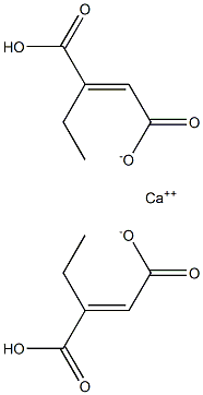 CALCIUMMONOETHYLFUMARATE Struktur